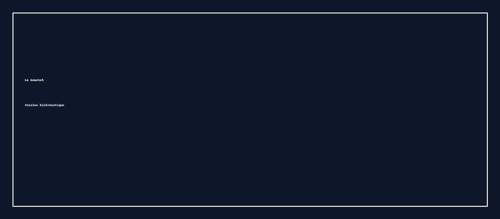 Restaurant Le Gourmet - ambiance